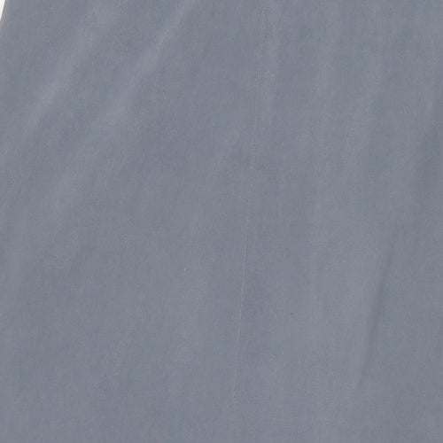 TAGG Womens Grey Polyester Maxi Skirt Size 10 Button