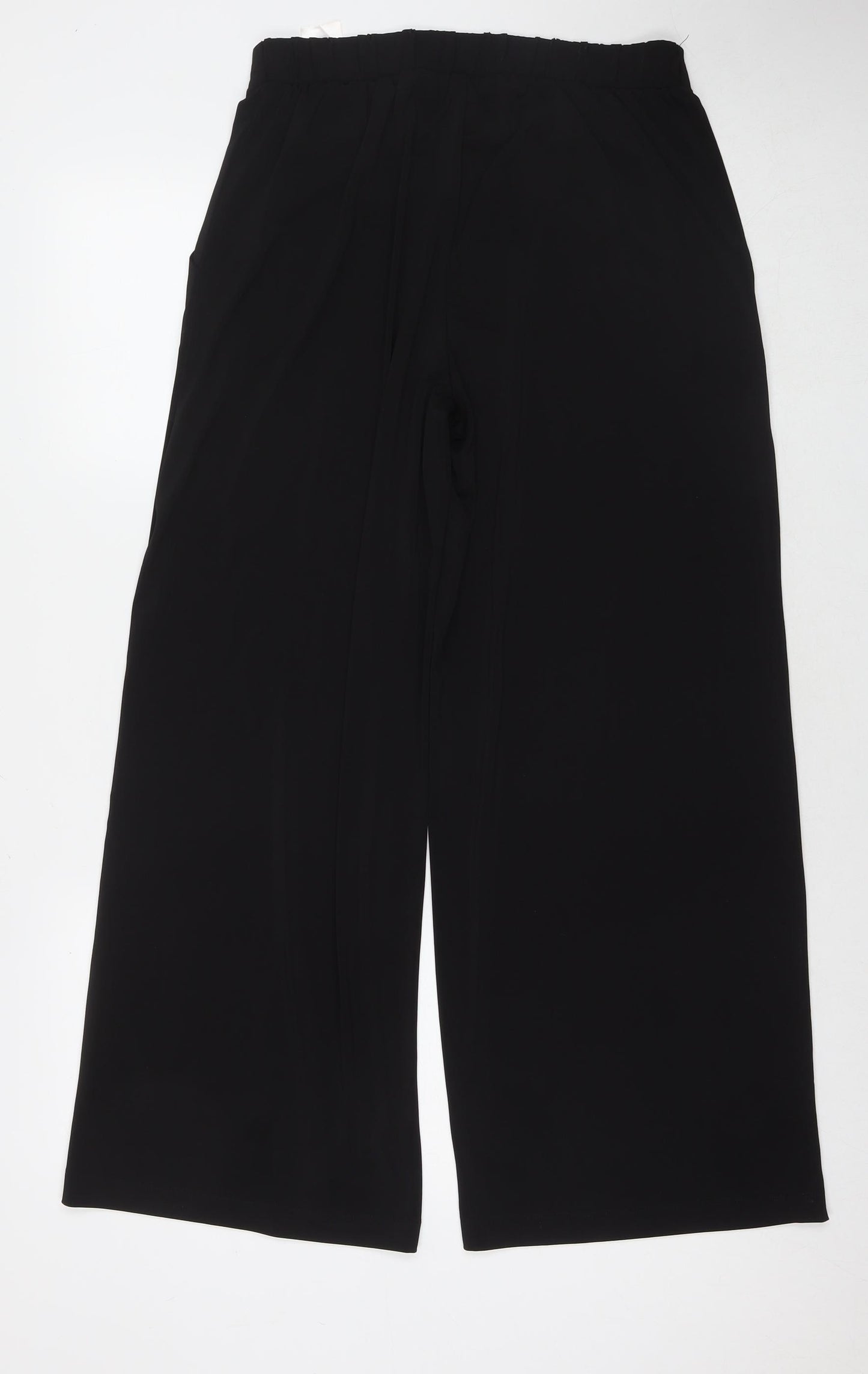 Belle Du Jour Womens Black Polyester Trousers Size 12 L30 in Regular