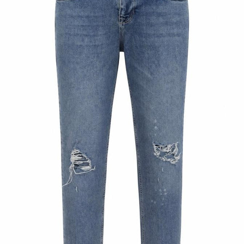 ASOS Mens Blue Cotton Skinny Jeans Size 29 in L32 in Regular Button