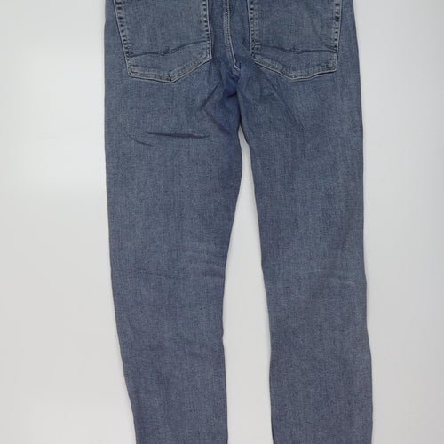 ASOS Mens Blue Cotton Skinny Jeans Size 29 in L32 in Regular Button
