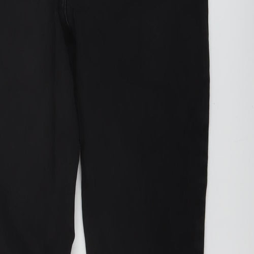 Marks and Spencer Womens Black Cotton Skinny Jeans Size 10 L27 in Regular Button