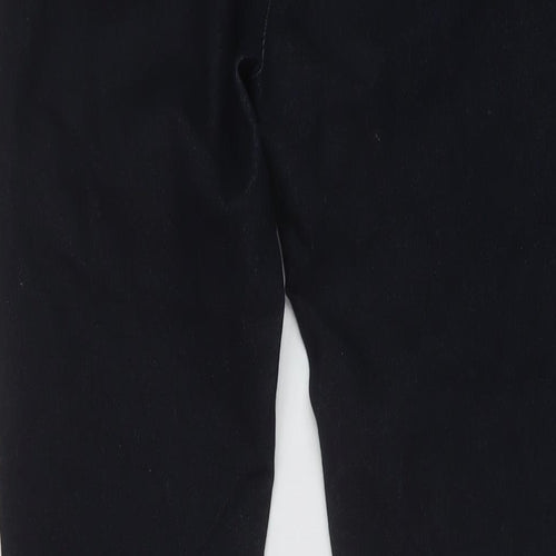 Papaya Womens Blue Cotton Skinny Jeans Size 14 L31 in Regular Button