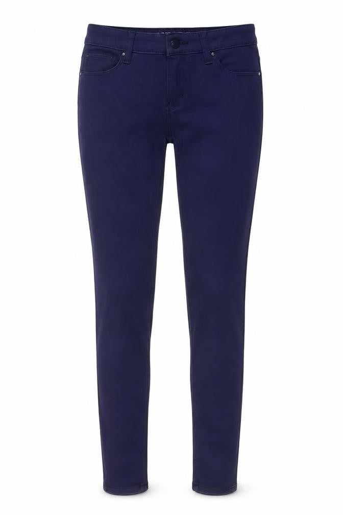 Denim & Co. Womens Blue Cotton Skinny Jeans Size 6 L30 in Regular Button