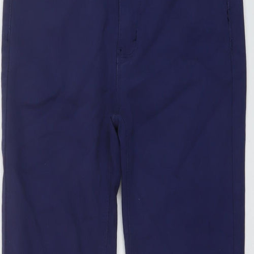 Denim & Co. Womens Blue Cotton Skinny Jeans Size 6 L30 in Regular Button