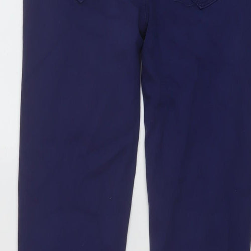 Denim & Co. Womens Blue Cotton Skinny Jeans Size 6 L30 in Regular Button