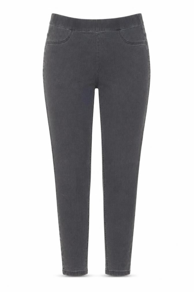 Marks and Spencer Womens Grey Cotton Jegging Jeans Size 12 L25 in Regular