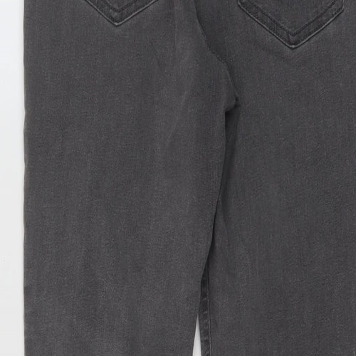 Marks and Spencer Womens Grey Cotton Jegging Jeans Size 12 L25 in Regular