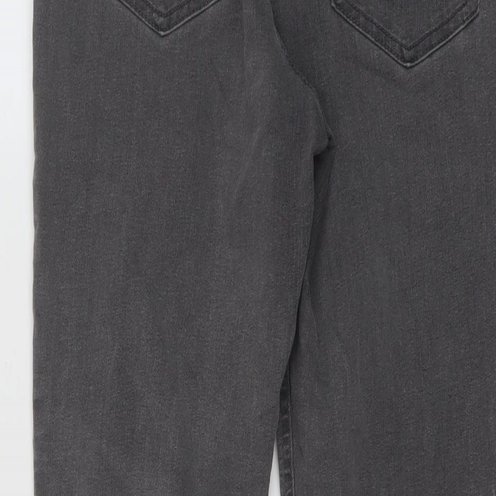 Marks and Spencer Womens Grey Cotton Jegging Jeans Size 12 L25 in Regular