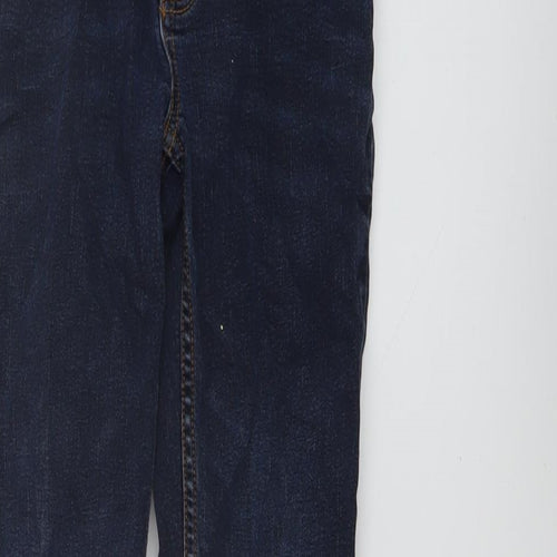TU Boys Blue Cotton Straight Jeans Size 9 Months Regular Button