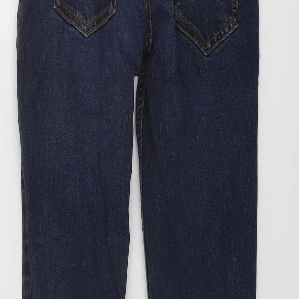 TU Boys Blue Cotton Straight Jeans Size 9 Months Regular Button
