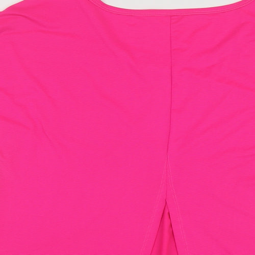 Red Herring Womens Pink Polyester Basic T-Shirt Size M Round Neck Pullover