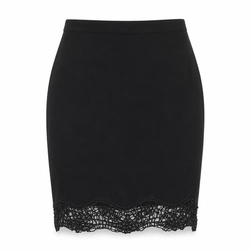 Kaleidoscope Womens Black Polyester Straight & Pencil Skirt Size 12 Zip