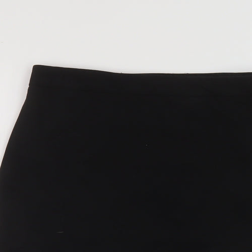 Kaleidoscope Womens Black Polyester Straight & Pencil Skirt Size 12 Zip