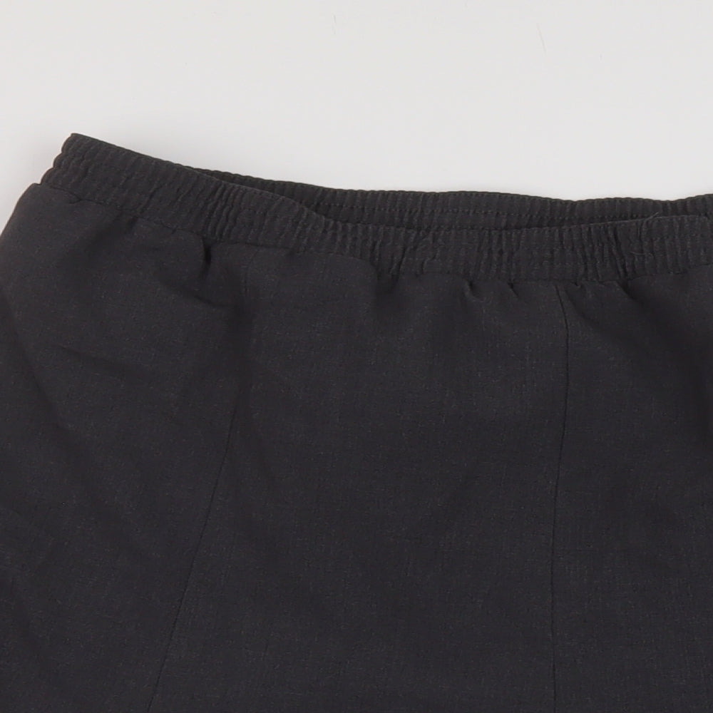 B. Women Womens Grey Polyester A-Line Skirt Size 20