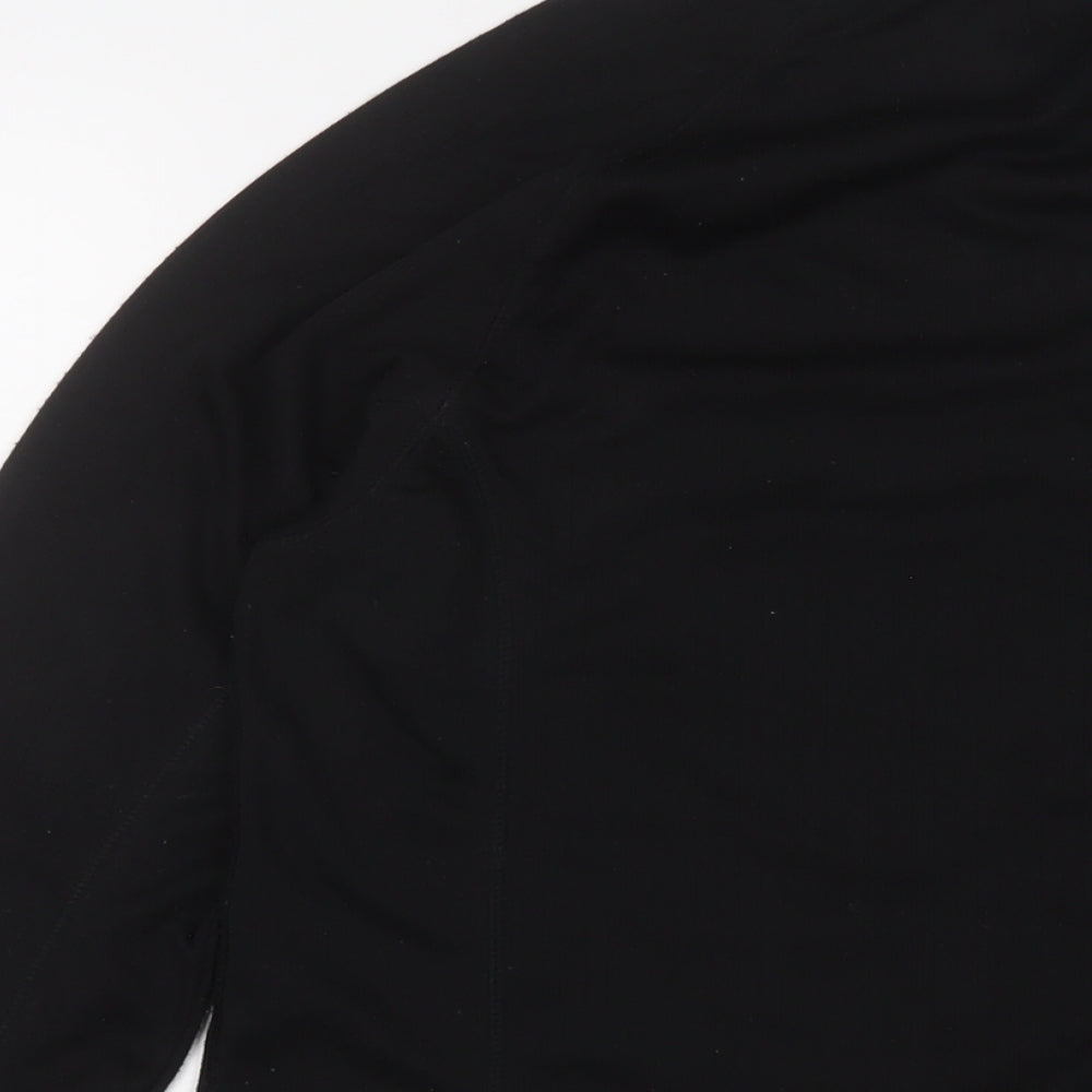 Champion Mens Black Polyester Basic Casual Size M Crew Neck Pullover - Thermal