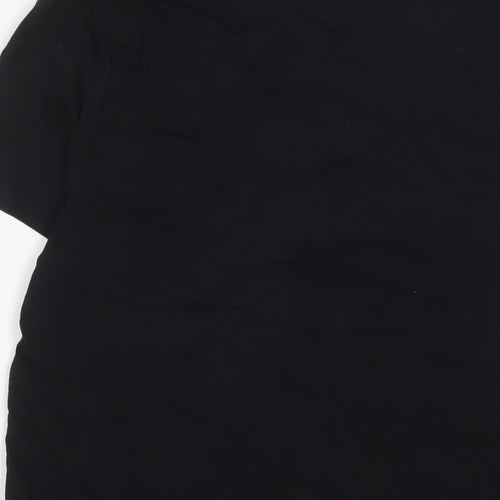 ASOS Mens Black Cotton T-Shirt Size M Crew Neck