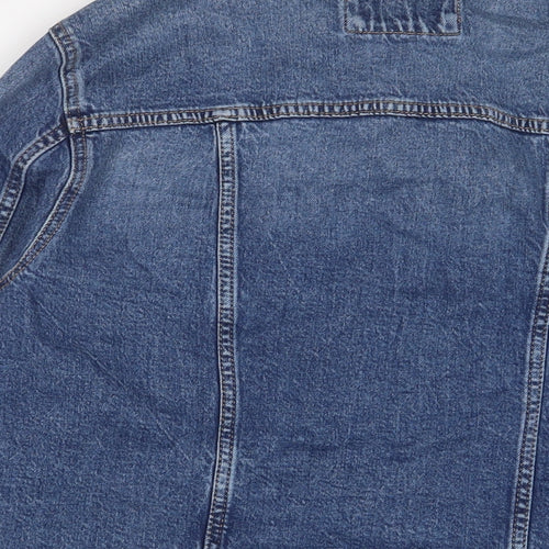 Marks and Spencer Womens Blue Jacket Size 18 Button