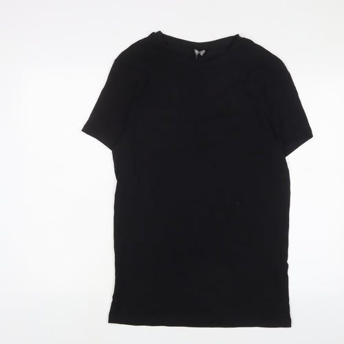 ASOS Mens Black Cotton T-Shirt Size L Crew Neck