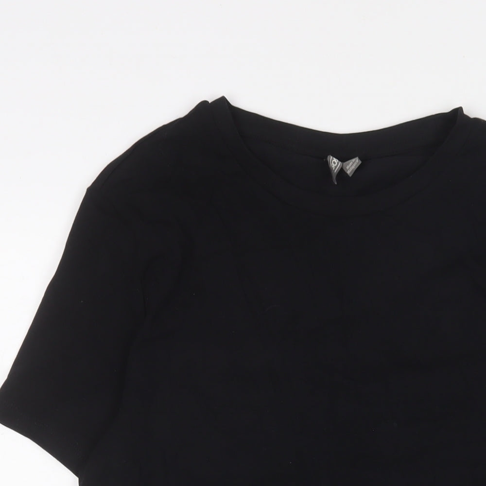 ASOS Mens Black Cotton T-Shirt Size L Crew Neck