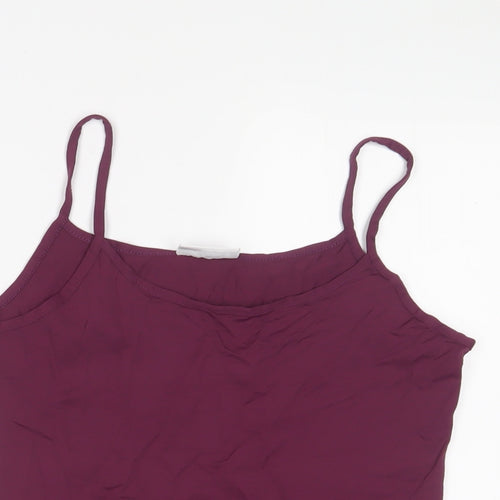 Yessica Womens Purple Nylon Camisole Tank Size M Scoop Neck