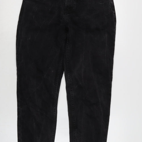 Berksha Womens Grey Cotton Straight Jeans Size 22 in L27.5 in Extra-Slim Zip