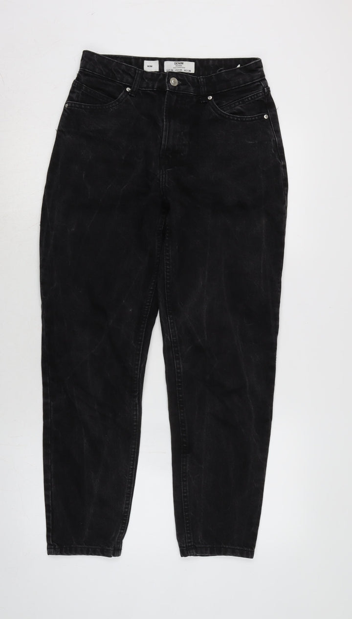 Berksha Womens Grey Cotton Straight Jeans Size 22 in L27.5 in Extra-Slim Zip
