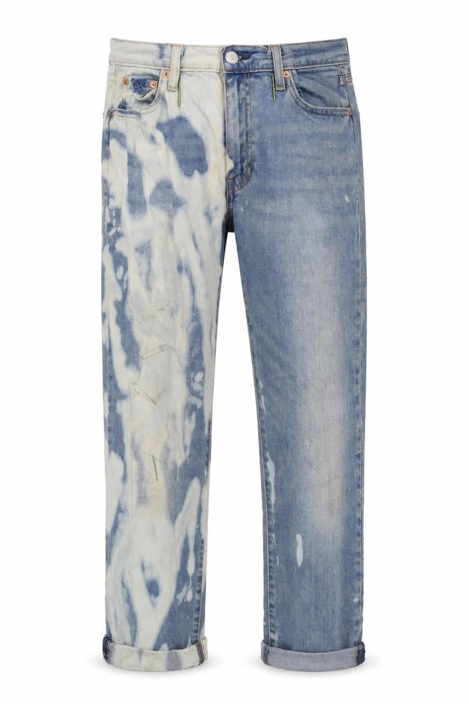 Levi's Mens Blue Cotton Blend Straight Jeans Size 26 in L29 in Regular Zip