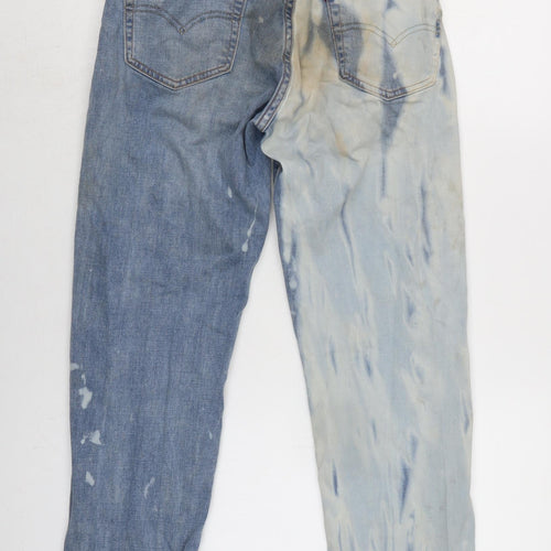 Levi's Mens Blue Cotton Blend Straight Jeans Size 26 in L29 in Regular Zip