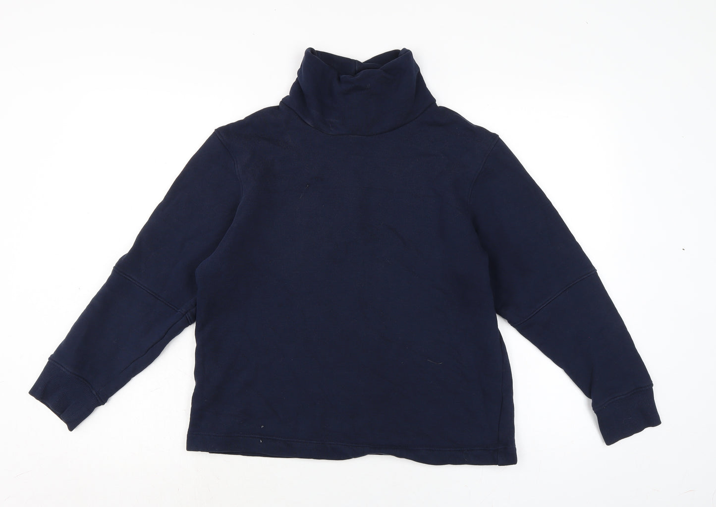 Marks and Spencer Womens Blue Cotton Pullover Sweatshirt Size 10