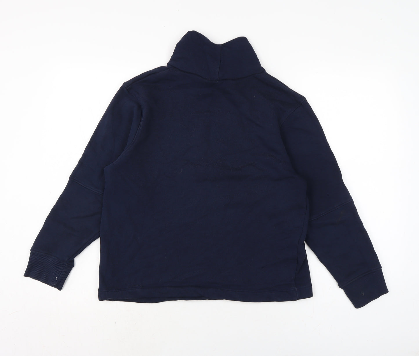 Marks and Spencer Womens Blue Cotton Pullover Sweatshirt Size 10