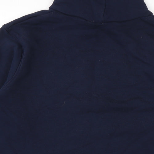 Marks and Spencer Womens Blue Cotton Pullover Sweatshirt Size 10