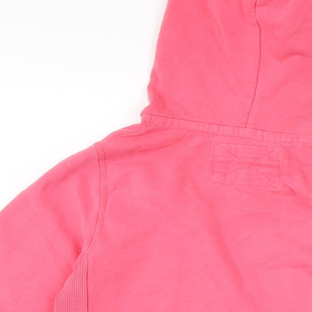 SoulCal&Co Womens Pink Cotton Pullover Hoodie Size 8