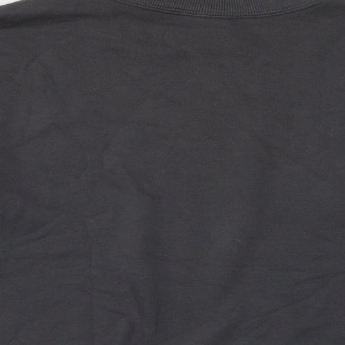 Divided Womens Grey Cotton Pullover Sweatshirt Size M