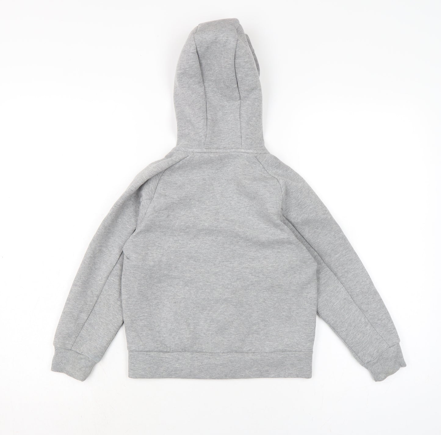 Uniqlo Boys Grey Cotton Full Zip Hoodie Size 5-6 Years