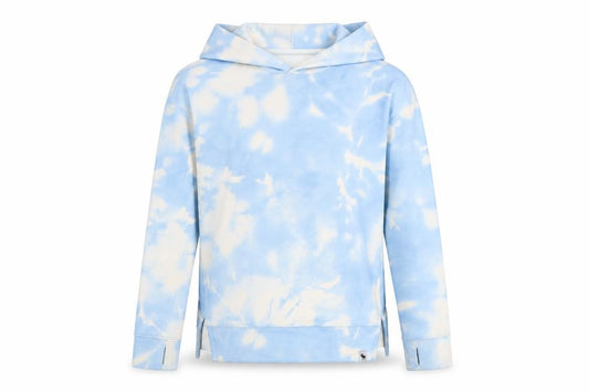 Abercrombie Active Girls Blue Cotton Pullover Hoodie Size 12-13 Years