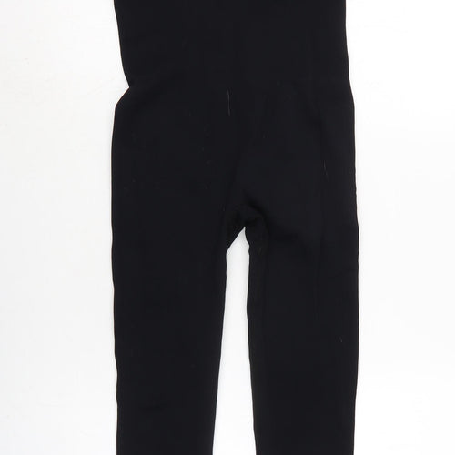Mooslover Womens Black Nylon Capri Leggings Size L L25 in Regular