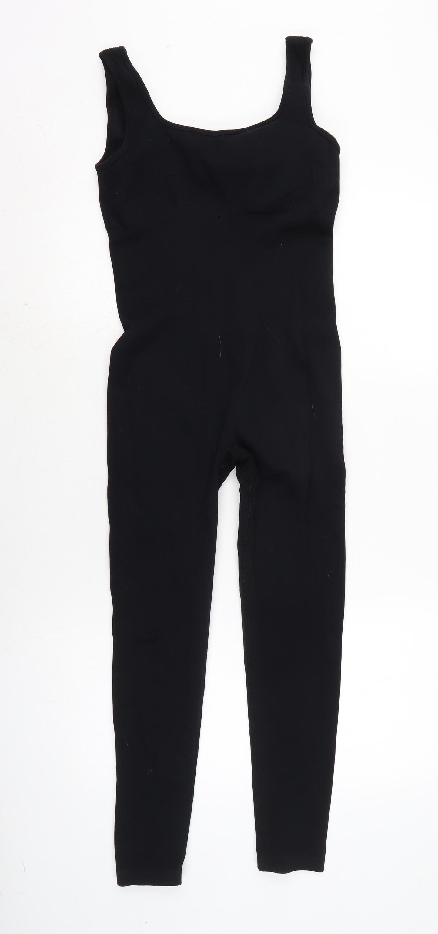 Mooslover Womens Black Nylon Capri Leggings Size L L25 in Regular