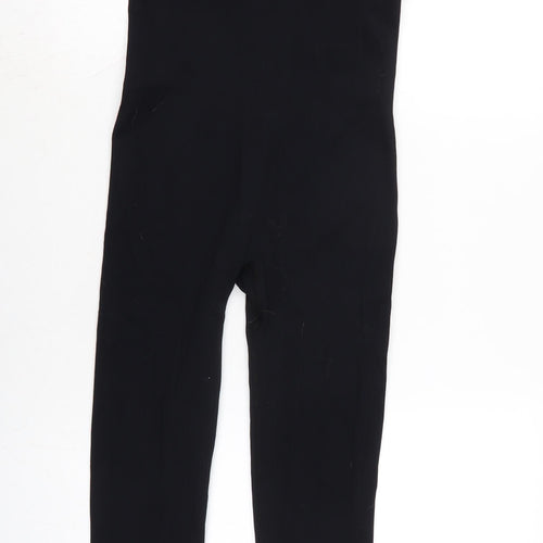 Mooslover Womens Black Nylon Capri Leggings Size L L25 in Regular