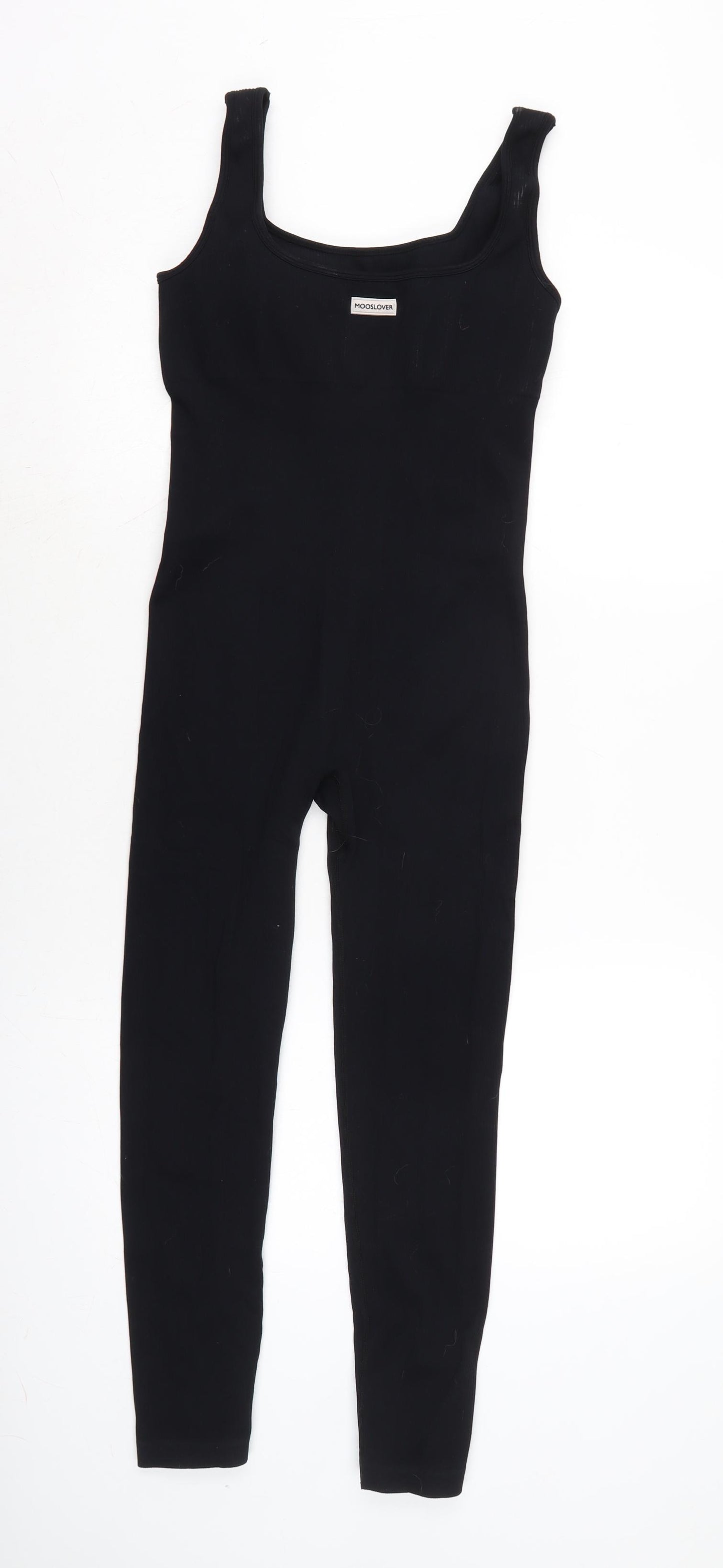 Mooslover Womens Black Nylon Capri Leggings Size L L25 in Regular