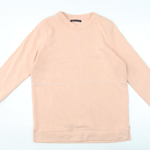 Marks and Spencer Womens Orange Cotton Pullover Sweatshirt Size M