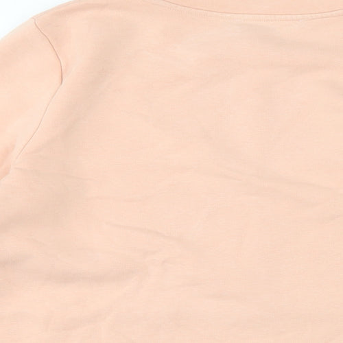 Marks and Spencer Womens Orange Cotton Pullover Sweatshirt Size M