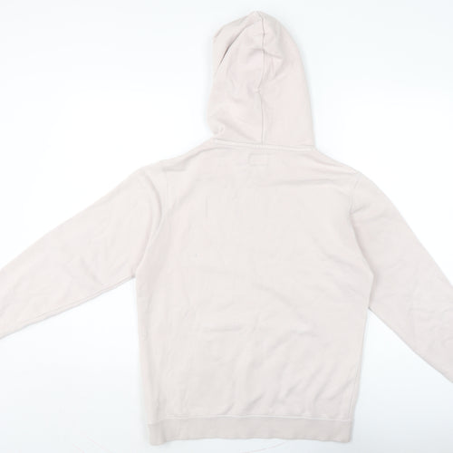 Converse Womens Beige Cotton Pullover Hoodie Size XS
