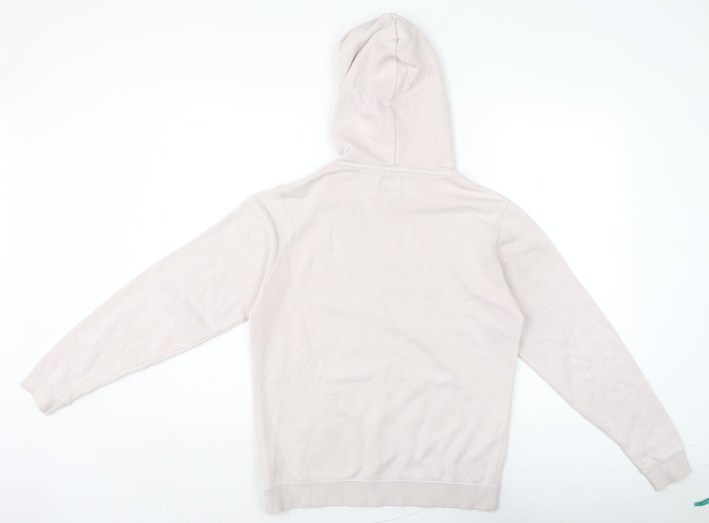 Converse Womens Beige Cotton Pullover Hoodie Size XS