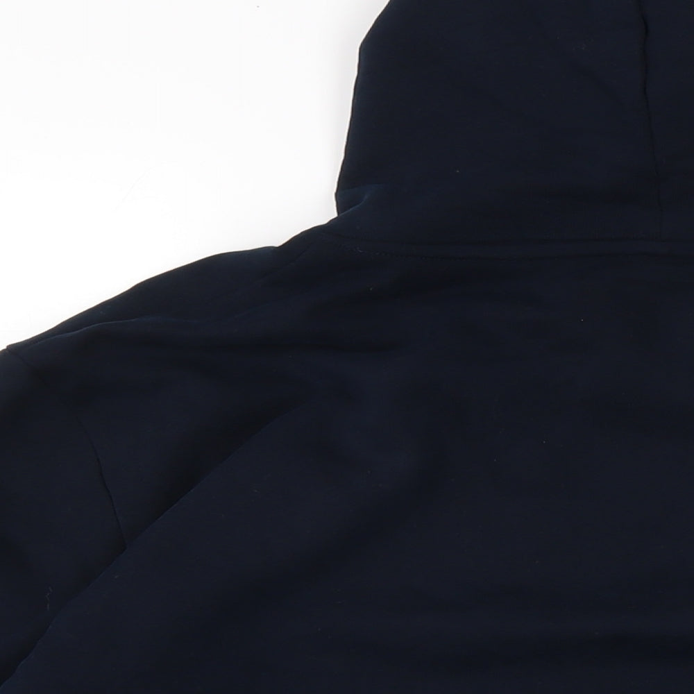 Marks and Spencer Mens Blue Cotton Pullover Hoodie Size 2XL