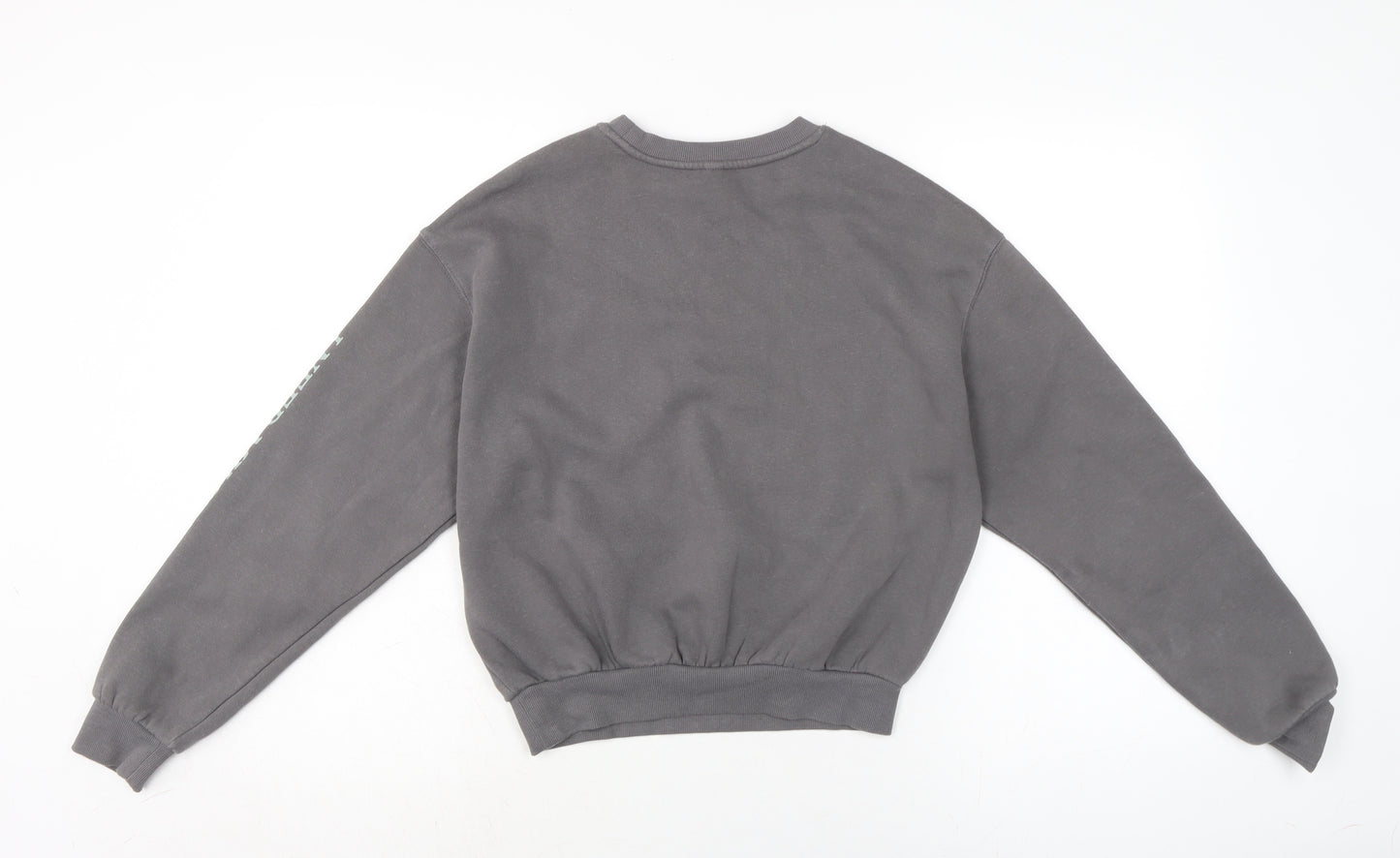 Divided Womens Grey Cotton Pullover Sweatshirt Size S