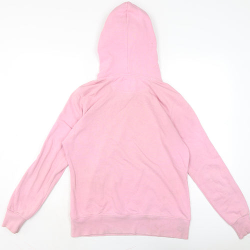 Champion Womens Pink Cotton Pullover Hoodie Size L