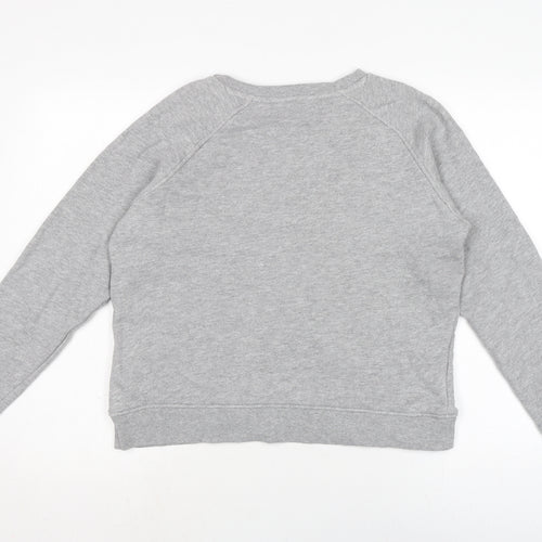 NEXT Womens Grey Cotton Pullover Sweatshirt Size M