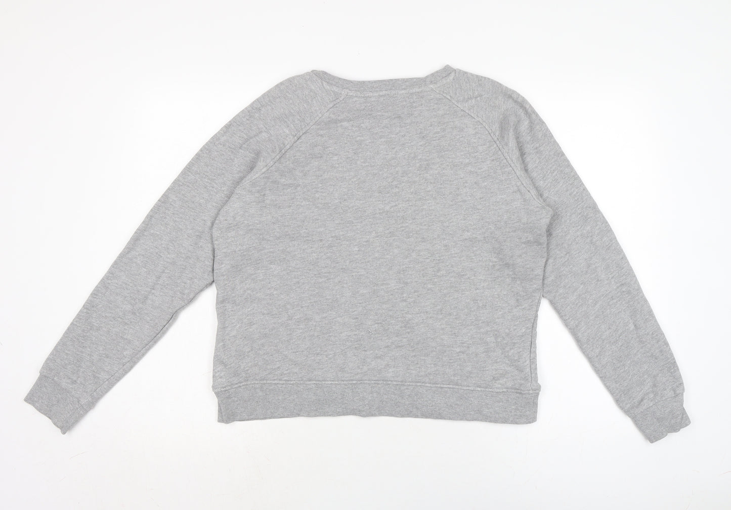 NEXT Womens Grey Cotton Pullover Sweatshirt Size M