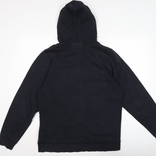 Under armour Mens Blue Cotton Pullover Hoodie Size M