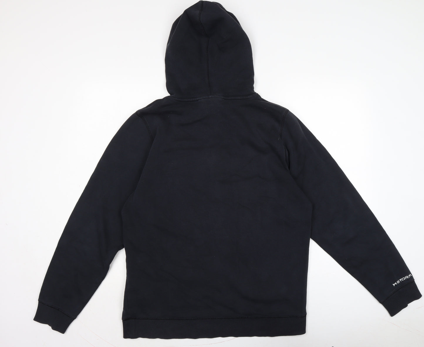 Under armour Mens Blue Cotton Pullover Hoodie Size M